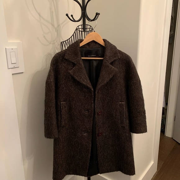 Tara Jarmon Boyfriend Style Coat - Picture 2 of 5